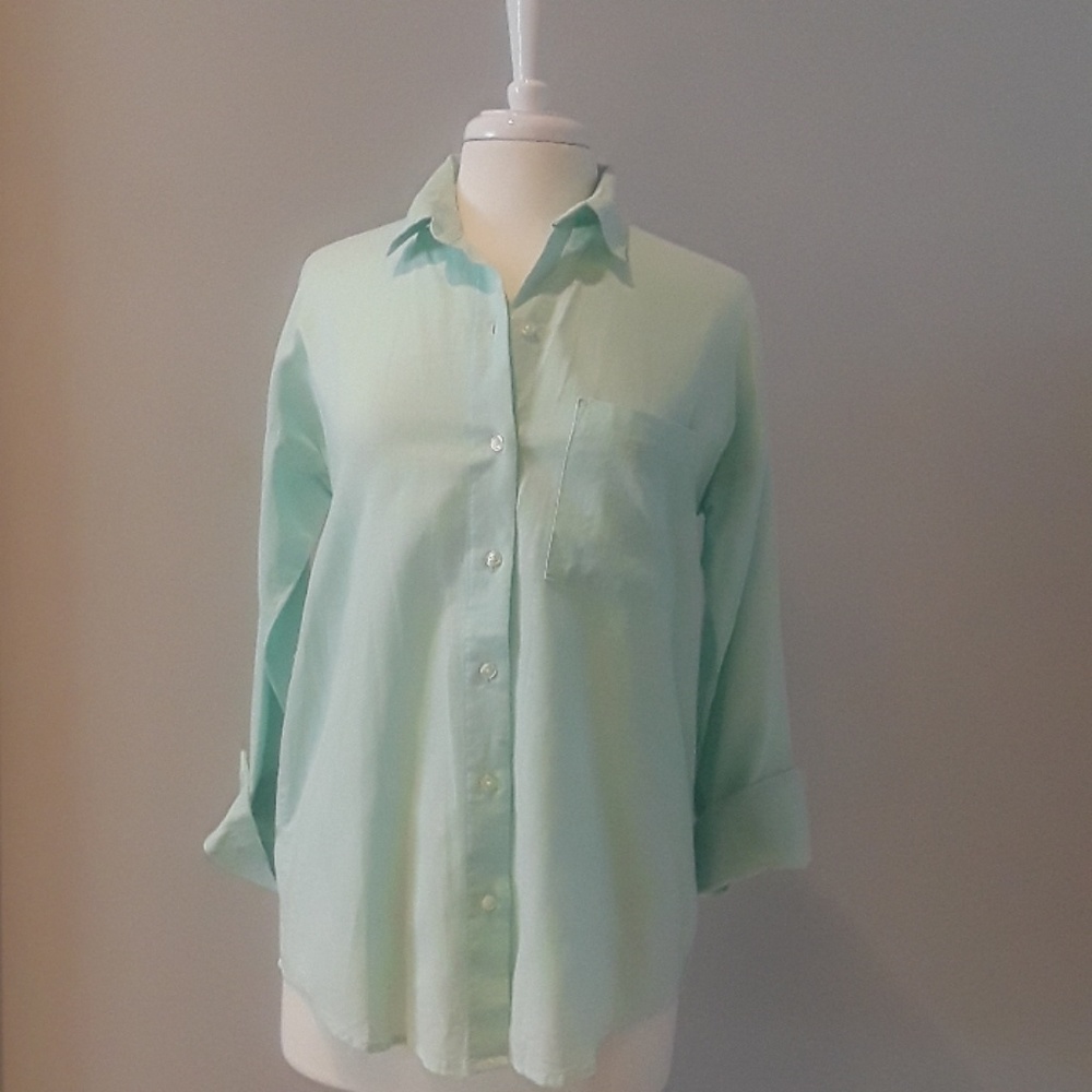 Linen button down shirt
